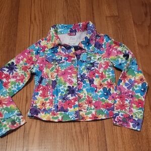 Colorful Floral Kids Jacket